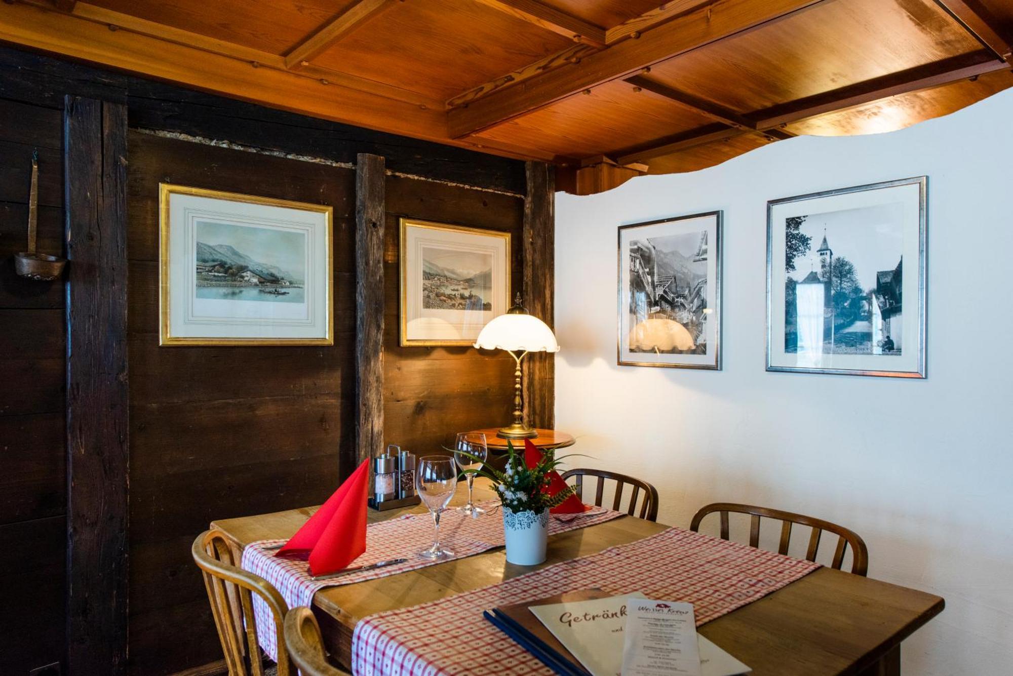 Hotel Weisses Kreuz Brienz  Exterior foto